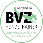 Siegel Mietglied im BVZ Hundetrainer